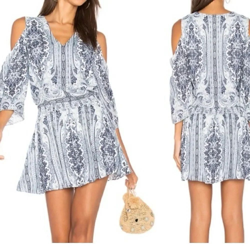 Alice and Olivia Jolene paisley dress size 0